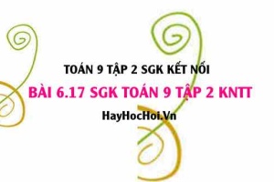 Bài 6.17 SGK Toán 9 tập 2 Kết nối tri thức